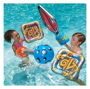Juguetes Divertidos para Fiestas Infantiles, Regalos, Arma de Batalla Mega Guerrero Inflable de PVC - Product Image 5