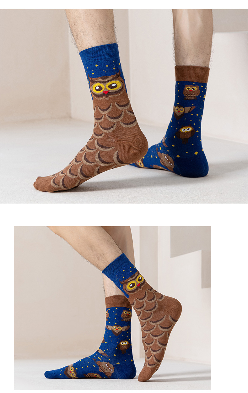 New Design AB Combed Cotton Fashion Fashion Custom Made Socks Happy Socks Wholesale