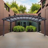 Abri double pour voiture à vendre, couvertures de carport, abri de stationnement en métal, garages
