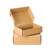 Boîtes en carton rigides rectangulaires kraft personnalisables, base à couvercle pliable express, matériaux recyclés pour offrir aux consommateurs
