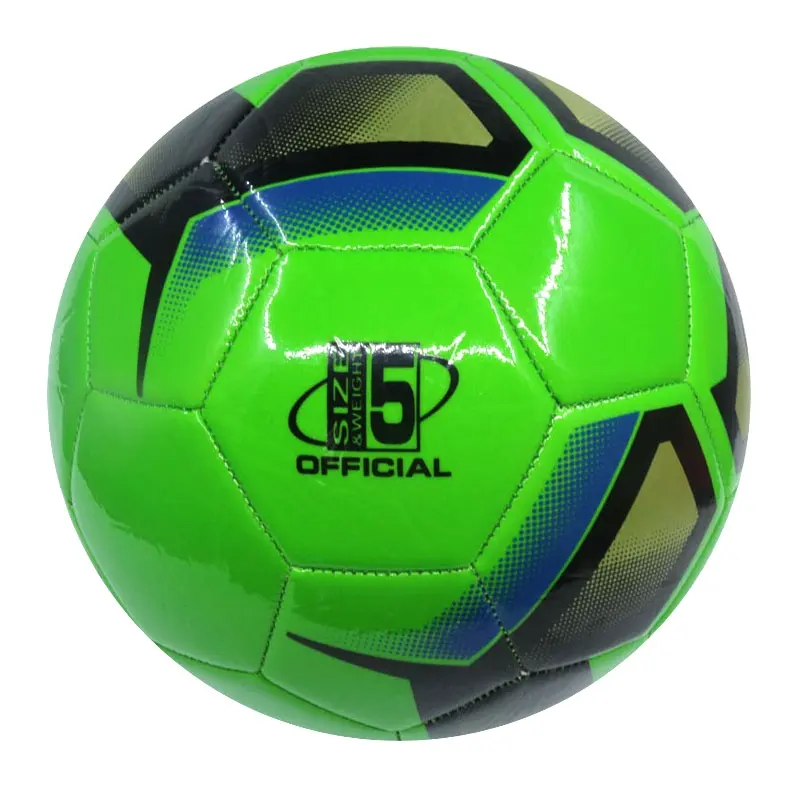 Hoge Kwaliteit Machine Gestikt Custom Logo Voetbal Voetbal Maat 5 Voor Training Promotie