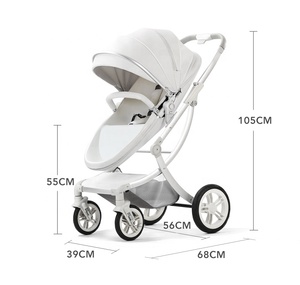 3-in-1-Kinderwagen konvertibler tragbarer einklappbarer Babykinderwagen Neugeborenen-Standardluxus - Product Image 5