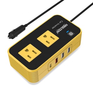 Inversores de Corriente para Automóvil de Alta Potencia, de CC 12V a CA 220V 110V, 200W, con Puerto USB y Pantalla LED - Product Image 4