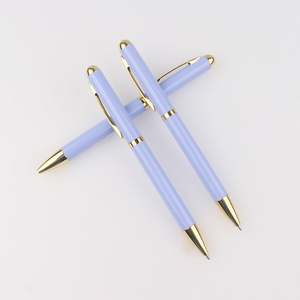 Bolígrafo de Metal Color Morado Caramelo con Logotipo Personalizado 2025 para Niñas, 1.0 mm, Regalo - Product Image 4