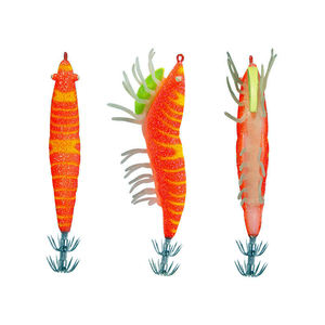 Nueva llegada 110mm 21g simulación fluorescente luminosa calamar Jig señuelo <span class=keywords><strong>EGI</strong></span> 3,5 # pie suave Camarón pulpo señuelo - Product Image 1