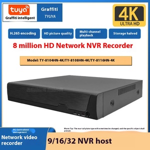 Tuya Giải Pháp 8-Kênh 16-Kênh 5MP HD NVR Mạng Thông Minh Phát Lại Hệ Thống CCTV 4K NVR Ghi 8CH 16CH 1 SATA Khe Cắm - Product Image 2