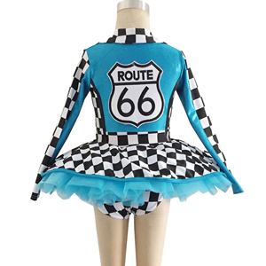 Осенняя тренировка для занятий фитнесом одежда для выступлений с длинным рукавом форма для чирлидинга активный гоночный школьный танцевальный костюм для девочек - Product Image 3