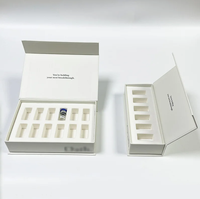 Boîtes d'emballage cadeau personnalisées de qualité médicale écologiques, traitées avec un procédé de marquage à chaud pour les produits de soin de la peau haut de gamme