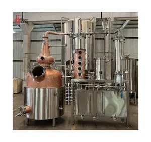 Fabrik stillt Brennerei Rum Destillation anlage Kupfer noch für großen Verkauf