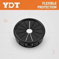 Protector de Cables RSB Tipo Flor de Ciruelo de Nylon, Protector de Cables de Salida, Abrazadera de Cable en Forma de Pétalo de Plástico, Funda Anticorte