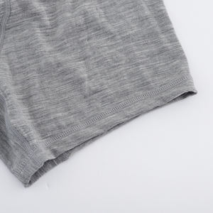 Fabrik-LOGO-Druck GYM Sport Atmungsaktive Merinowolle Herren Unterwäsche Boxershorts mit Elastischem Bund - Product Image 3