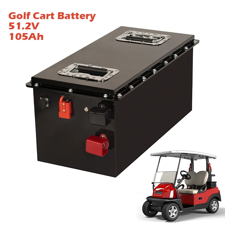 Fabricant en gros de voiture de golf batterie de remplacement Lifepo4 36V 48V 51.2V 105Ah batterie au lithium-ion pour voiturette de golf électrique avec BMS