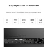 Écran de conférence BOE 4K LCD à affichage tactile IP65, système d'exploitation Android, moniteur LED grand format sans soudure, personnalisable 49/55 pouces