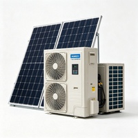 Climatiseur solaire hybride T3 Tropical Deye DGWG2-ACDC-12K 12000 BTU 1,5 CV ACDC mural pour usage domestique, économie d'énergie 15x25