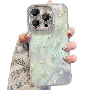 Custodia <span class=keywords><strong>Protettiva</strong></span> Antiurto Fashion con Fiori Schiacciati e Laser Viola per <span class=keywords><strong>iPhone</strong></span> 17 Air, 16 Pro, 15, 14, 13 Pro Max, 12, 11, <span class=keywords><strong>XR</strong></span>, XS Max - Product Image 6