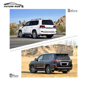 Kit de carrocería mejorado lc200, ajuste Exterior LX570 para Kit de carrocería lc200 2008-2015 Land Cruiser 200 a <span class=keywords><strong>2018</strong></span>, modelo <span class=keywords><strong>LEXUS</strong></span> 570 - Product Image 2