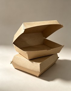 Cajas de Comida Desechables al por Mayor, Cajas de Kraft para Ensaladas y Bento, Caja para Hamburguesas - Product Image 3