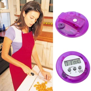 Cute Mini <strong>Digital</strong> Counter Home Kitchen Round <strong>LCD</strong> Display <strong>Digital</strong> Cooking Countdown <strong>Timer</strong> <strong>Count</strong> <strong>Down</strong> up Alarm - Product Image 2