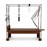 Table de Pilates Cadillac Trapeze en bois de noyer, équipement de fitness professionnel pour studio, machine d'entraînement Pilates, fournisseur d'usine OEM