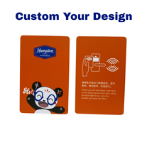 Cartes-clés d'hôtel RFID en PVC ISO 15693 imprimées sur mesure avec service d'encodage de puce M1