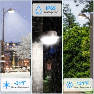 50W LED Outdoor barn Wall Light 5000K Daylight Aluminum IP65 Waterproof Dusk to Dawn 5-Year Warranty 50000Hrs Lifespan - Product Image 4