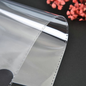 <span class=keywords><strong>Pochette</strong></span> en plastique transparente BOPP/OPP avec logo personnalisé, autocollante, avec trou <span class=keywords><strong>de</strong></span> suspension, pour protège-cartes <span class=keywords><strong>de</strong></span> jeu et emballage <span class=keywords><strong>de</strong></span> cartes - Product Image 4