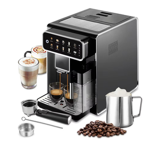 Cafetera con Pantalla Táctil, Máquinas de Café Totalmente Automáticas, Cafetera Expreso Comercial, Cafetera Espresso con Bomba de 15 Bares - Product Image 1