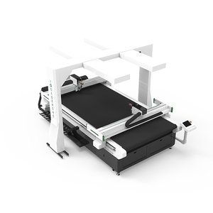 Vibrating Knife <strong>Cutting</strong> Machine with Double Gantry and Large Visual Camera for <strong>Cutiing</strong> Leather, Fabric, Synthetic Materials - Product Image 2