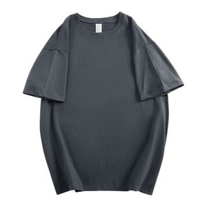 Streetwear de moto personnalisé grande taille style motard 260 grammes T-Shirt col rond 100% coton manches raglan décontracté brodé porter" - Product Image 5