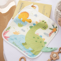 Serviette de bain pour bébé en polaire corail imprimée, avec motif de dessin animé et queue 3D, écologique et douce, pour l'éveil des tout-petits