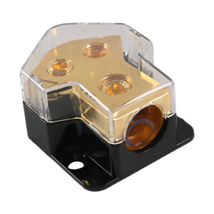 <b>Car</b> Audio Splitter Box 1 To 2 Way Wiring Harness 12-24V For <b>Car</b> Speaker <b>Amplifier</b> Connection - Product Image 1