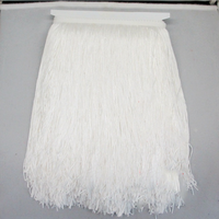Ruban de dentelle en rayonne chinlon de 15 cm de long avec franges et pompons pour robes latines, vêtements de scène et rideaux