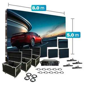 P4.81 P2-P6.5 Pitch <b>Outdoor</b> Rental LED Display Panel IP66 Waterproof 1080P High Brightness (7000-5000-1000cd) Smart Display - Product Image 4