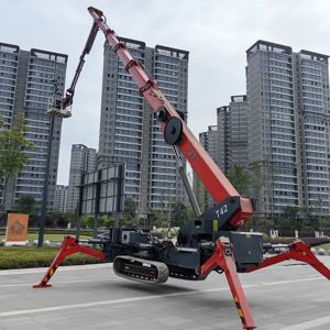 리프팅 플라이 지브 크롤러 유압 기어 모터 베어링 구성 요소가있는 미니 스파이더 크레인 - Product Image 6