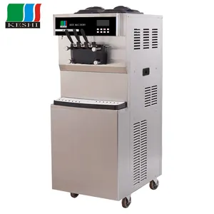 Keshi Hot Sale Excellent Commercial Soft Ice Cream Maker Soft Serve Machine