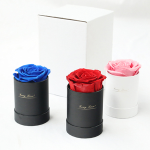 ของขวัญวันวาเลนไทน์ วันแม่ วันรับปริญญา ดอกกุหลาบนิรันดร์ธรรมชาติ ดอกไม้สดคงสภาพตลอดกาล ทำด้วยมือในกล่อง - Product Image 6