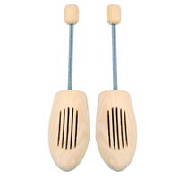 LM001P Embauchoir en bois de pin naturel pour voyage, modèle Spring, couleur naturelle