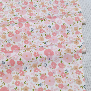 Tessuto di <span class=keywords><strong>Cotone</strong></span> Twill Leggero a Quadri Floreali Henry Wholesale, Tessuto di <span class=keywords><strong>Cotone</strong></span> Stampato Personalizzato per Biancheria da Letto e Abbigliamento per Bambini - Product Image 6