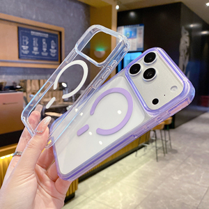 Custodia Magnetica Trasparente Antiurto in PC TPU Personalizzabile con Logo per <span class=keywords><strong>iPhone</strong></span> 17 Pro Max Air 16 Plus <span class=keywords><strong>13</strong></span> <span class=keywords><strong>Mini</strong></span> - Product Image 3
