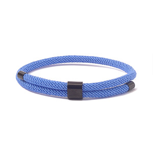 Aa018513 Cadeau Paar Gegraveerde Roestvrijstalen Vriendschapsketting Gevlochten Touw Verstelbare Mode Sieraden Armband - Product Image 3