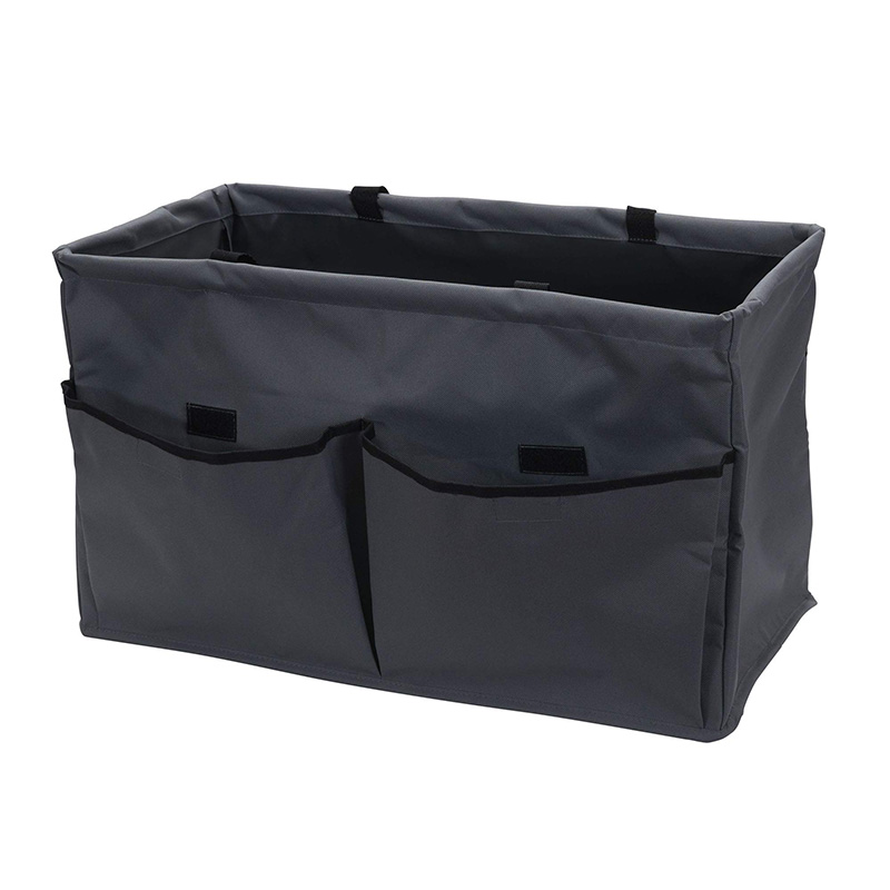 Большая сумка-Органайзер в багажник, многофункциональная сумка для хранения, предметы первой необходимости, холщовая хозяйственная сумка-тоут с карманами