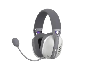 Havit Fuxi -H3 Audifonos Headset nirkabel Gamer dengan Mic kustom Logo atas telinga Headphone 2.4G RGB Headphone Gaming