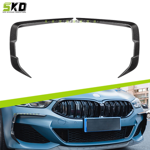 Divisor frontal para <span class=keywords><strong>BMW</strong></span> <span class=keywords><strong>Serie</strong></span> <span class=keywords><strong>8</strong></span> 2020 + G14 G15 G16 Kit de cuerpo de estilo X de fibra de carbono seco Divisor de labios delantero - Product Image 2