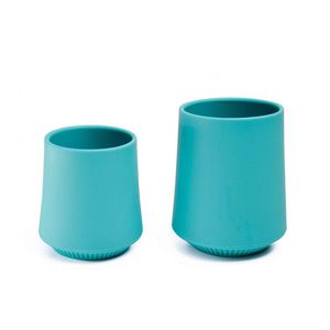 180mL/6.3oz Silicone Reusable Tea <b>Cup</b> & <b>Saucer</b> Non-Toxic and Eco-Friendly Water Tableware for Outdoor Camping - Product Image 6