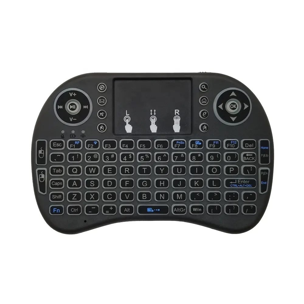 Hot Sales 2019 Mini I8 3 Kleur Backlit 2.4G Air Mouse Keyboard Voor Thuisgebruik Voor Android Tv Box
