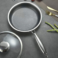Ustensiles de cuisine en nid d'abeille, wok, poêle à frire antiadhésive, Master Chef, casseroles antiadhésives en nid d'abeille, ustensiles de cuisine, poêle antiadhésive
