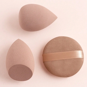 Ensemble de 12 pinceaux de <span class=keywords><strong>maquillage</strong></span> marron avec 3 éponges cosmétiques pour le visage et les yeux, outils de beauté pour femmes, <span class=keywords><strong>maquillage</strong></span> quotidien professionnel - Product Image 5