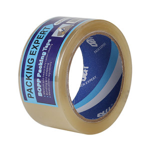 เทปปิดกล่องบรรจุภัณฑ์สำหรับงานหนัก BULL ผลิตจากวัสดุ BOPP กาวไวต่อแรงกด ชนิดด้านเดียว สีใส - Product Image 1