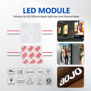 Wholesale DC12V 2W <b>LED</b> 4chips <b>led</b> 2835 150lm/w Injection Waterproof IP67 170 Degree Backlight <b>Led</b> Module for <b>Channel</b> Letter - Product Image 2
