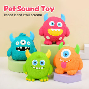 Karikatür tasarım lateks gıcırtılı köpek çiğnemek oyuncak yumuşak köpek çiğnemek oyuncak küçük ve orta cins evcil hayvanlar için - Product Image 2